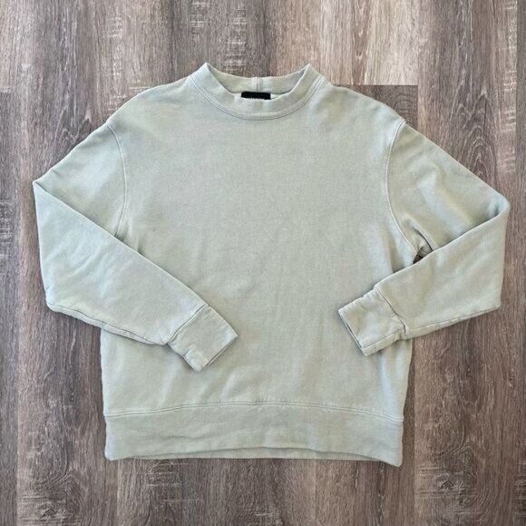 Monrow Light Green Pullover Crewneck Sweatshirt - Size: XS - Picture 8 of 8